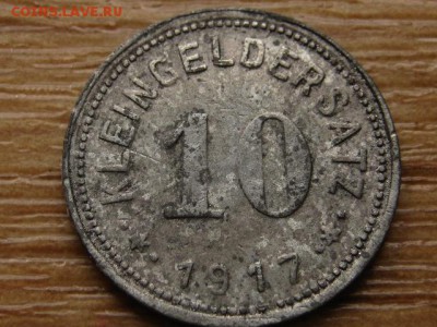 нотгельд Eisleben 10 пф. 1917 Всадник до 06.07.15 в 21.00 М - IMG_5885