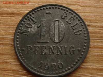 нотгельд Брауншвейг 10 пф. 1920 Лошадь до 06.07.15 в 21.00 М - IMG_5825