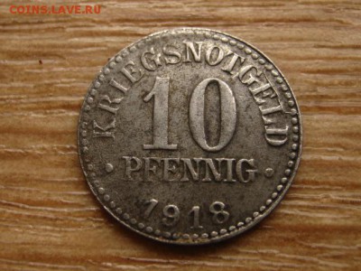 нотгельд Брауншвейг 10 пф. 1918 Лошадь до 06.07.15 в 21.00 М - IMG_5830