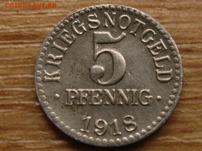 нотгельд Брауншвейг 5 пф. 1918 Лошадь до 06.07.15 в 21.00 М - IMG_5832