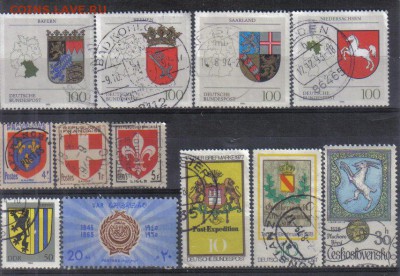 Марки мира Гербы до 6.07 22.00мск - Марки мира Гербы