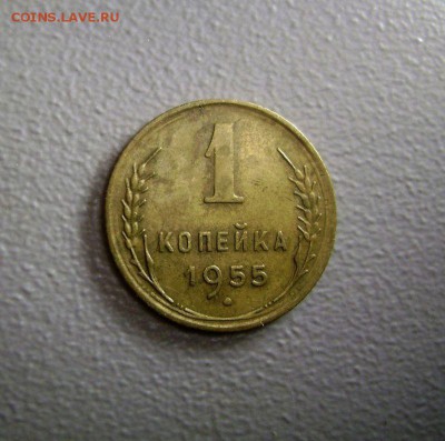 1 копейка 1955 Брак Определение и оценка - DSC03623