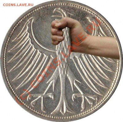 Пробник: 5 deutsche mark 1970 - Y1979Germ5DM1funnyM