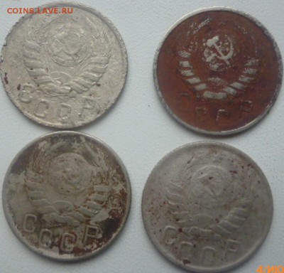 15 копеек 1943 год - 27 штук разные, грязные - P1040637.JPG