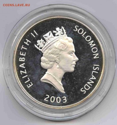 Соломоновы острова 2003г. 25$, серебро, пруф. - 25$ - 2
