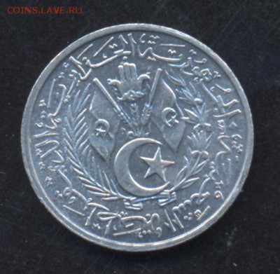 Алжир 2 сантима 1964 г. 6.07.15 г. 22 -00 МСК. - Алжир 2