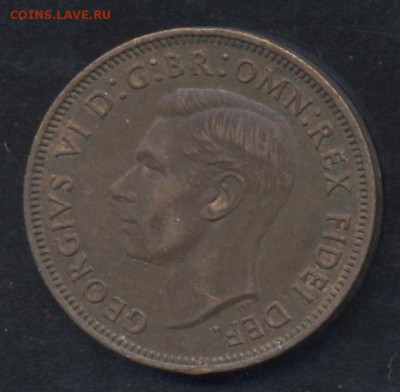 2 пенни 1952 г.  6.07.15 г. 22 -00 МСК. - Британия 52 1