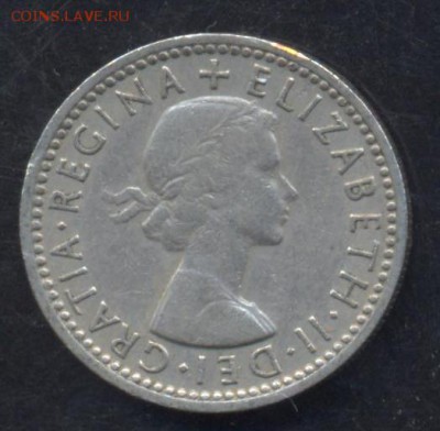 Великобритания 6 пенсов 1956 г. 6.07.15 г. 22 -00 МСК. - Британия 6 1