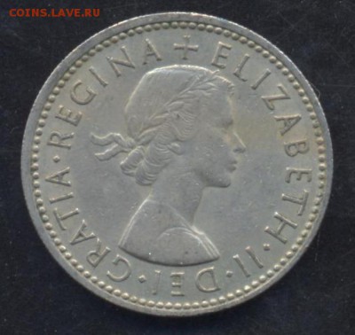 Великобритания 1 шиллинг  1961 г. Шотл. 6.07.15 г. 22 -00 МС - Британия 61 1