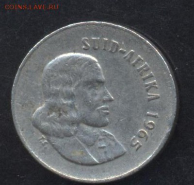 ЮАР 5 центов 1965 г.   6.07.15 г. 22 -00 МСК. - ЮАР 5 1