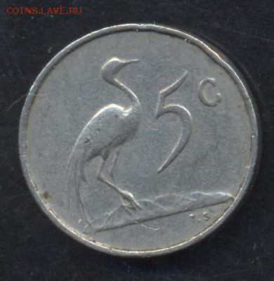 ЮАР 5 центов 1965 г.   6.07.15 г. 22 -00 МСК. - ЮАР 5