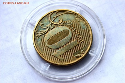 Оцените брак на 10 рублях 2012 ММД - реверс 230 градусов