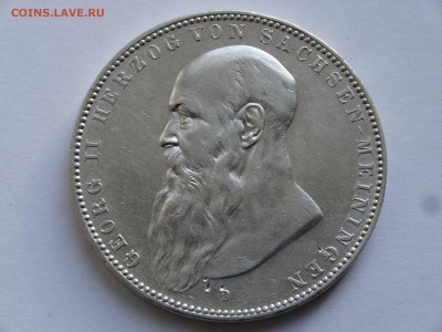 Германия Саксен-Менинген 5 марок 1908 до 06.07 22:00 МСК - DSC00053