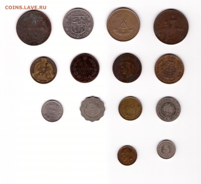 Лот иностранных монет №1 до 10. 07 до 22-00 - 001
