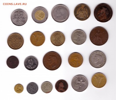 Лот иностранных монет №2 до 10. 07 до 22-00 - 004