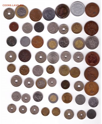 Лот иностранных монет №4 до 10. 07 до 22-00 - 011 (2)