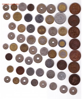 Лот иностранных монет №5 до 10. 07 до 22-00 - 012