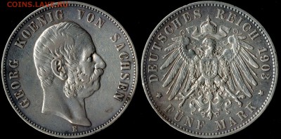 5 марок 1903г Саксония до 10.07.15г 22.00 мск есть блиц - Панорама11