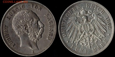 5 марок 1902г Саксония до 10.07.15г 22.00 мск есть блиц - Панорама10