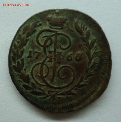 Копейка 1766 г. (м.м) Оценка - 1к1766-1