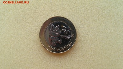 2 фунта 2011 г. Остров Мэн, биметалл до 08.07.2015 г. - Остров Мэн 1
