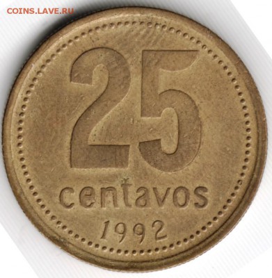 25 сентаво 1992 Аргентина до 11.07.15 г. в 24.00 - Scan-150705-0020