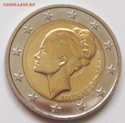 МОНАКО. 2 евро 2007г. "ГРЭЙС КЕЛЛИ" RAR! , до 11.07.15г. - 100_2878.JPG