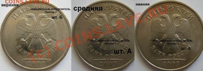 5 рублей 2009г определение штемпеля - 3x5rub09M-InstId0