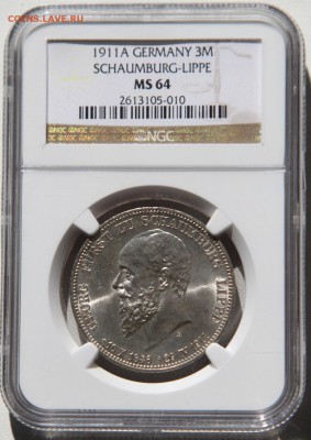 3 марки 1911А Шаумбург-Липпе MS 64 до 12 июля 2015 22.15 - IMG_7471