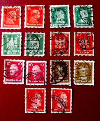 Марки Германия рейх 14 шт. гашёные до 13.07.15г. до 22-00 - DSCF3347.JPG