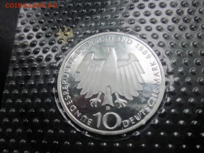 1989 ФРГ, 10 М, пруф, серебро, до 14.07 в 22-15 мск - IMG_1423.JPG