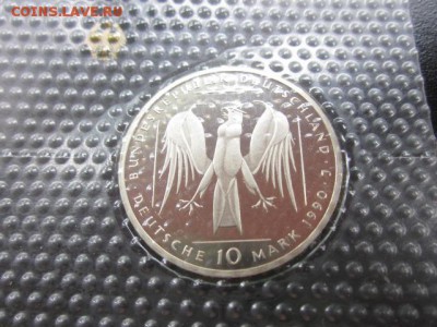 1990 ФРГ, 10 М, пруф, серебро, до 14.07 в 22-15 мск - IMG_1421.JPG