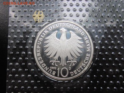 1992 ФРГ, 10 М, пруф, серебро, до 14.07 в 22-15 мск - IMG_1416.JPG