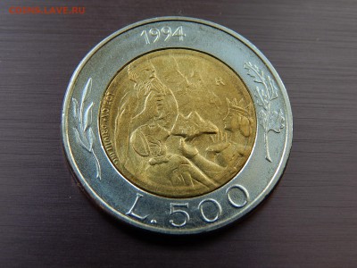 САН МАРИНО 500 лир 1994 г (би-метал) - DSCN4102.JPG
