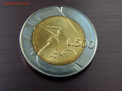САН МАРИНО 500 лир 1990 (би-метал) - DSCN4103.JPG
