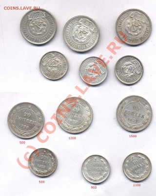 10 и 20 копеек 1922 год - lot_1922