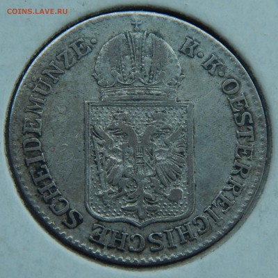 Австрия 6 крейцеров 1849, до 15.07.15 в 22:00 МСК - 4086