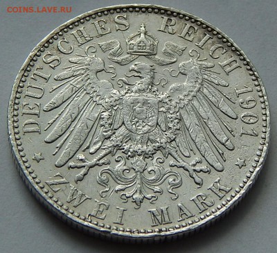 Германия 2 марки 1901 Пруссия, до 15.07.15 в 22:00 МСК - 5160