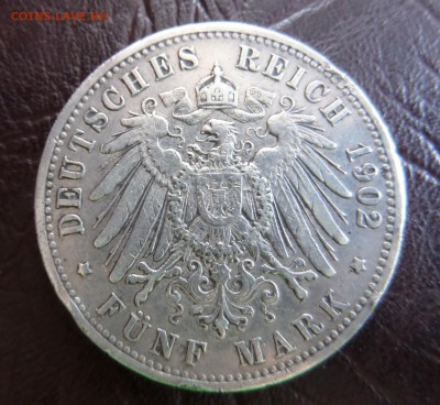 Серебряная монета FUNF MARK Wilhelm-ll 1902 ок.12.07. - SAM_2734.JPG