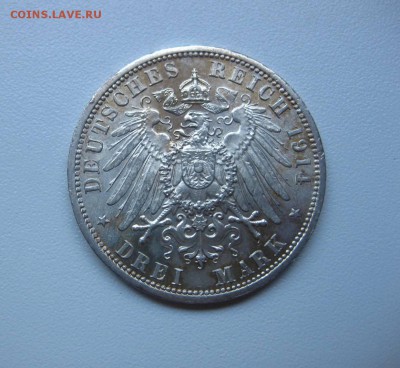 ГЕРМАНСКАЯ ИМПЕРИЯ,3 МАРКИ 1914г(Ангальт-Дессау)!до 12.07. - IMG_6214.JPG