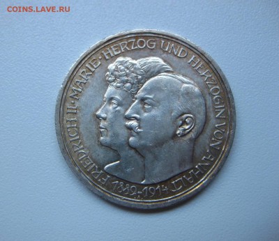 ГЕРМАНСКАЯ ИМПЕРИЯ,3 МАРКИ 1914г(Ангальт-Дессау)!до 12.07. - IMG_6215.JPG