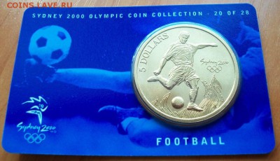 5 долларов Австралии Олимпийские игры в Сиднее 2000 футбол - 100_2927.JPG