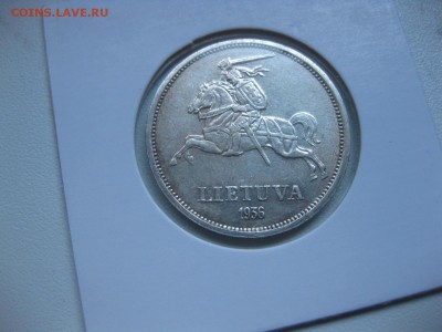 ЛИТВА,5 лит 1936г(всадник)!до 12.07.2015 - IMG_6274.JPG