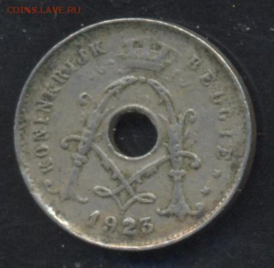 Бельгия 5 сантимов 1923 г.  12.07.15 г. 22 -00 МСК. - Бельгия 23