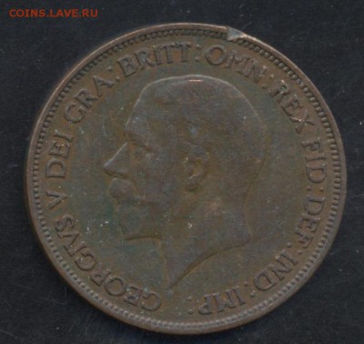 Великобритания 1 пенни 1936 г.   12.07.15 г. 22 -00 МСК. - Британия 36 1