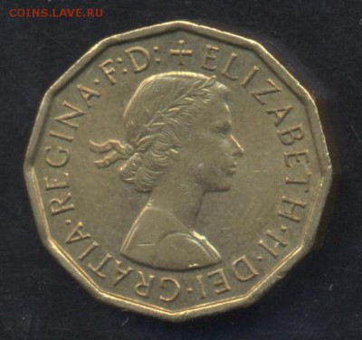 Великобритания 3 пенса 1967 г.   12.07.15 г. 22 -00 МСК. - Британия 67 1