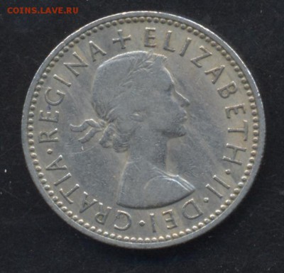 Великобритания 1 шиллинг 1957 г.  12.07.15 г. 22 -00 МСК. - Британия 57 1