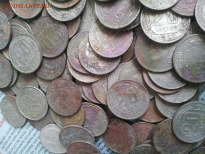 20 копеек 1935-1957гг  ~250шт окончание 14.07 в 22-00 - 20150710_130600