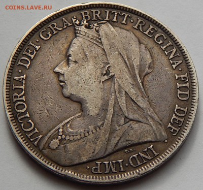 Великобритания 1 крона 1895 Виктория, до 17.07.15 в 22:00 - 4974