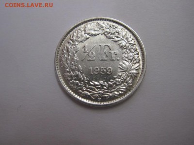 2 франка Швейцария 1959 серебро до 13.07.15 - IMG_6423.JPG